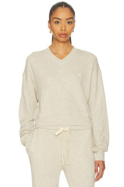 Eterne - Cropped V-neck Sweatshirt