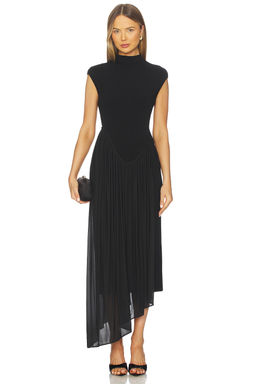 ET OCHS - Francis Knit Combo Midi Dress