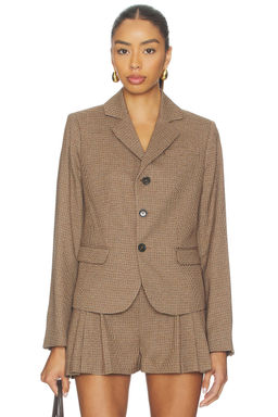 FRAME - Plaid Riding Blazer