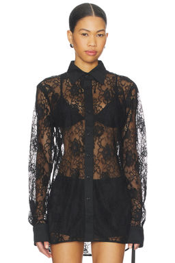 fleur du mal - Juliet Lace Button Down
