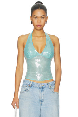 Free People - x REVOLVE Dance Til Dawn Halter Top In Capri