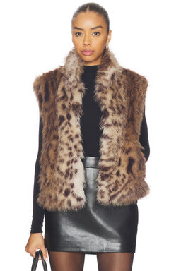 Generation Love - Liona Leopard Faux Fur Vest