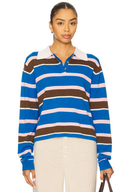 Guest In Residence - Cropped Stripe Rugby Sweater