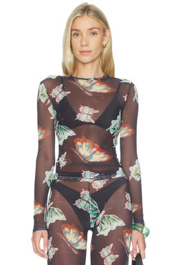 Juliet Johnstone - Mesh Long Sleeve Top