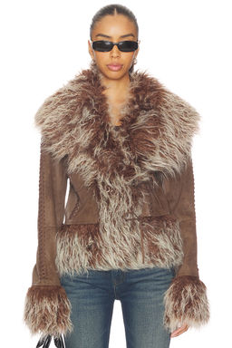 Jaded London - Mongolian Faux Fur Jacket
