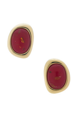Luv AJ - The Amber Honey Resin Stud Earrings