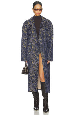 Milkwhite - Long Printed Coat