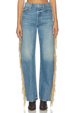 Mother - The Fringe Half-pipe Button Sneaker Jeans