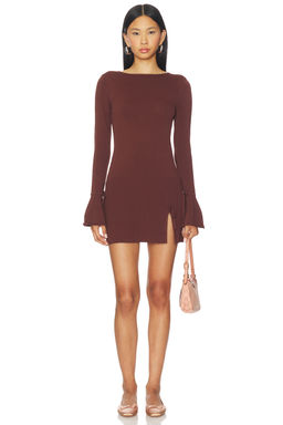 MORE TO COME - x Emma Leger Misty Knit Pleated Dress