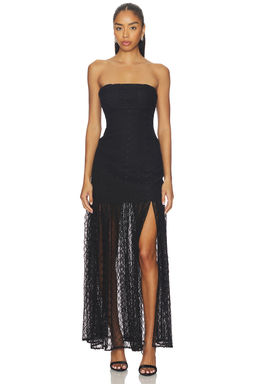 Nicholas - Kairo Strapless Lace Maxi Dress