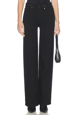 Paige - Sasha Jeans With Waistband Buckles