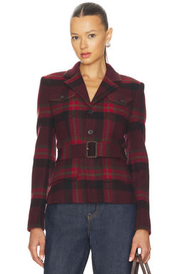 POLO RALPH LAUREN - Belted Tweed Jacket