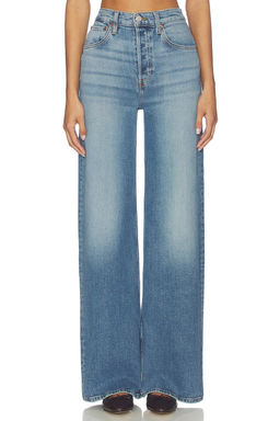 RE DONE - High Rise Wide Leg Jeans