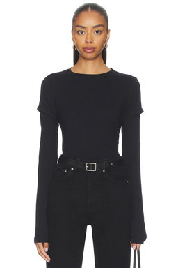 RE DONE - Slim Layer Long Sleeve