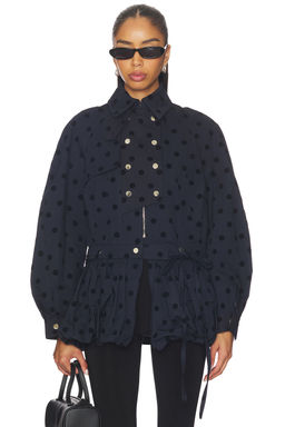 ROKH - Puff Skirt Buttoned Double Jacket