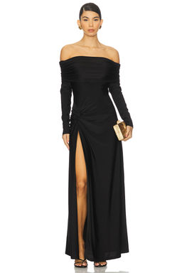 Runaway The Label - Abbie Off Shoulder Maxi Dress