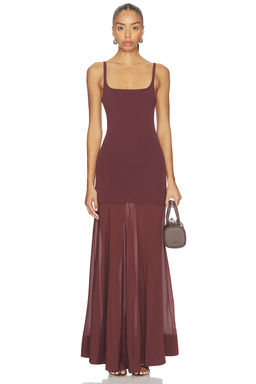 St. Agni - Sheer Silk Circle Hem Dress