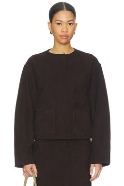 St. Agni - Suede Utility Cocoon Bomber