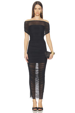 Ser.O.Ya - Noel Mesh Midi Dress