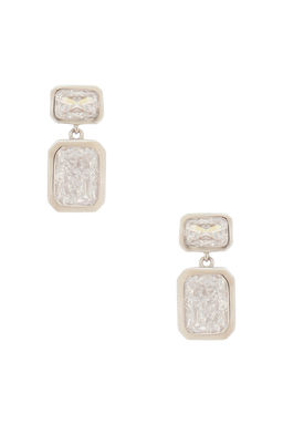 SHASHI - Emerald Baguette Drop Earring