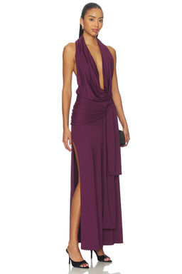 superdown - Arwen Maxi Dress In Plum