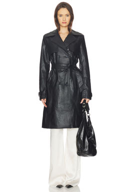 superdown - Morgan Faux Leather Coat