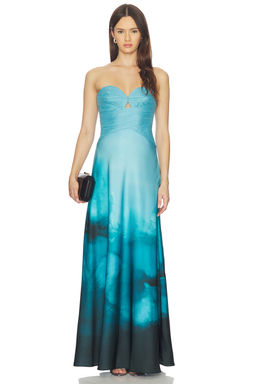 AMUR - Cova Printed Gown