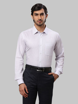 Raymond - Checks White Formal Shirt
