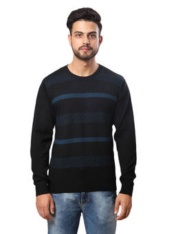 Raymond - Stripes Black Sweater