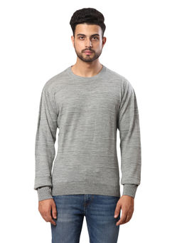 Raymond - Solid-plain Medium Grey Sweater