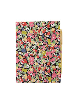 Accessorize London - Multi-Color Floral Print Notebook And Pen (Set of 2)
