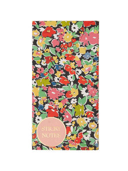 Accessorize London - Multi-Color Floral Print Sticky Notes Set (Set of 4)