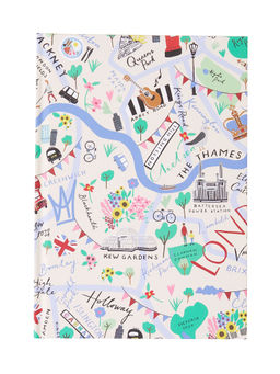 Accessorize London - Multi-Color London Print Hardback Notebook