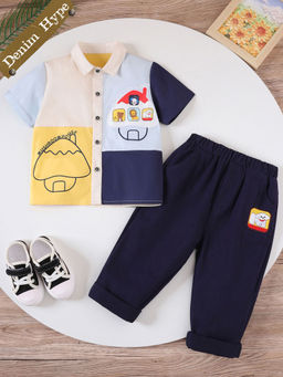 Hopscotch - 2-Piece Cut & Sew Shirt and Denim Pant