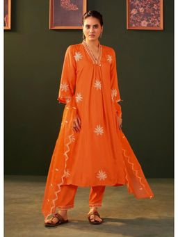 Autumnlane - Ira Tango Work Kurta with Pant and Dupatta