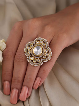 Joules By Radhika - White Royal Radiance Ring