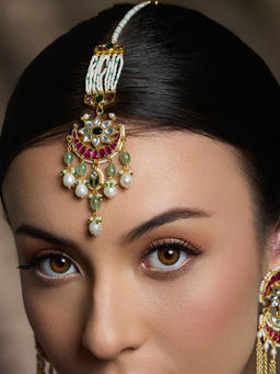 Joules By Radhika - Multi-Color Amara Maang Tikka