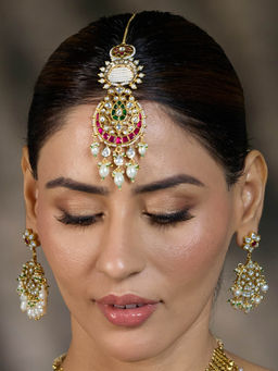 Joules By Radhika - Multi-Color Regal Radiance Maang Tikka