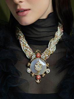 Joules By Radhika - Multi-Color Enchanted Blossom Necklace