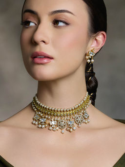 Joules By Radhika - White Gold-Plated Pearl Necklace