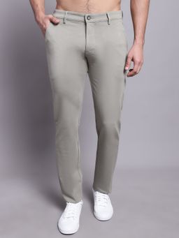 Cantabil - Men Light Olive Trousers