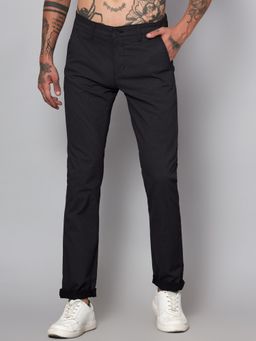 Cantabil - Men Black Casual Trouser