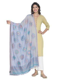 Shingora - Ikhtiyar The Powder Blue Design Dupatta