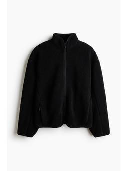 H&M - Men Black Teddy Sports Jacket