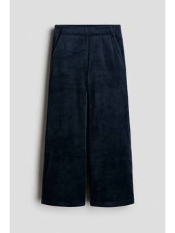 H&M - Girls Navy Blue Velour Pant
