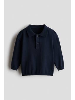 H&M - Boys Navy Blue Rugby Polo T-Shirt