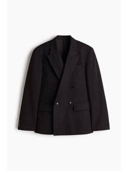 H&M - Men Purple Regular Fit Double-Breasted Blazer