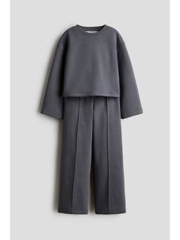H&M - Girls Grey 2-Piece Co-Ord Set