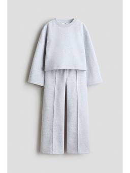 H&M - Girls Grey 2-Piece Co-Ord Set