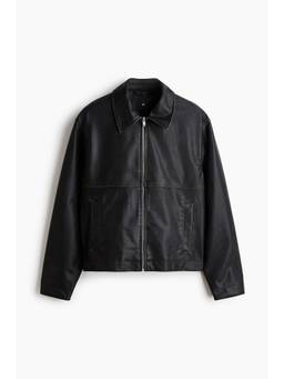 H&M - Men Black Collared Jacket